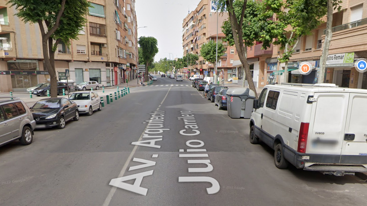 Avenida Arquitecto Julio Carrilero, número 34, en Albacete : Google maps