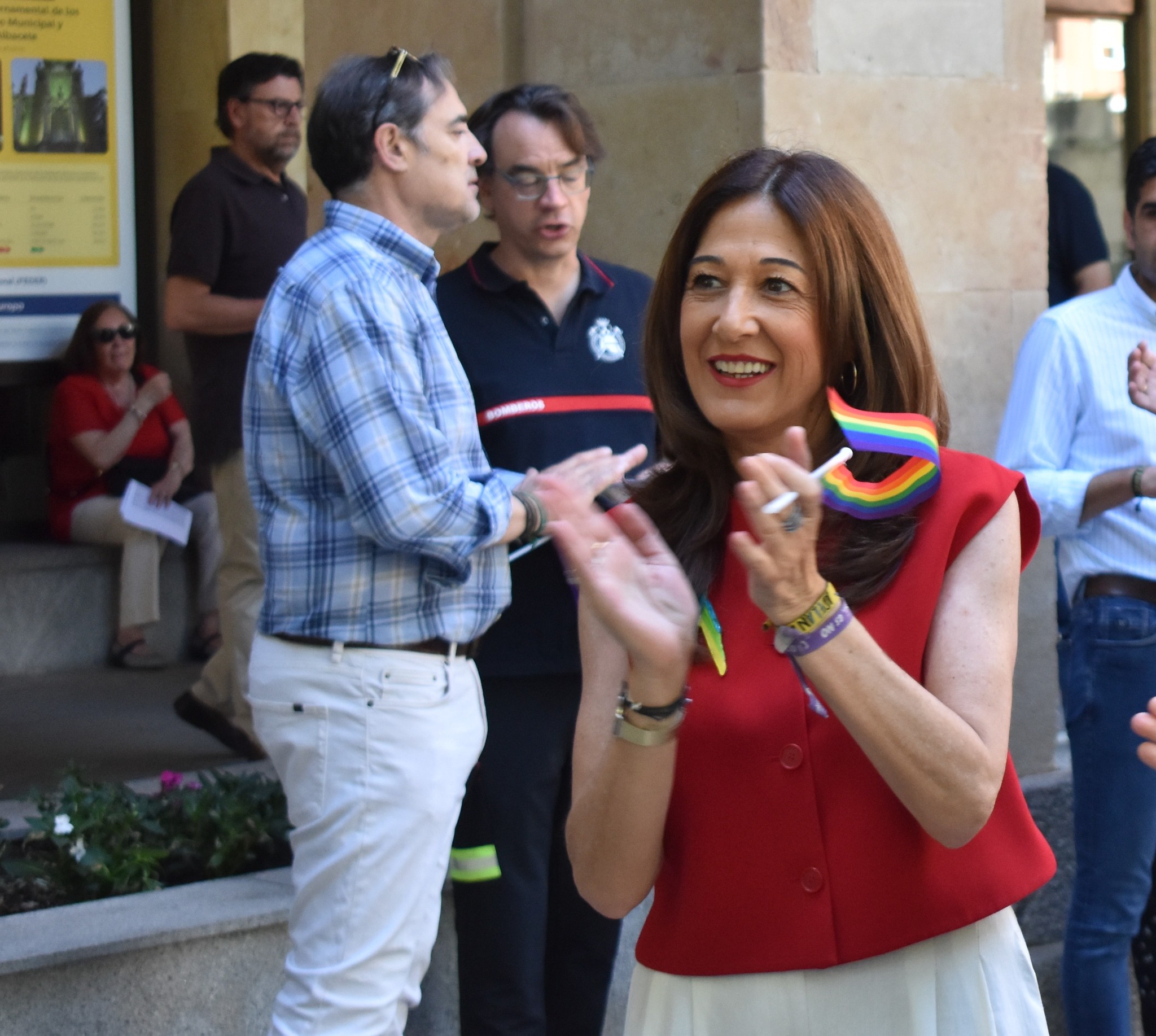 Pilar Callado Garcia en el acto institucional