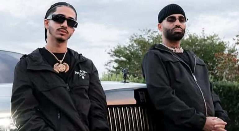 Arcángel y su hijo Austin
