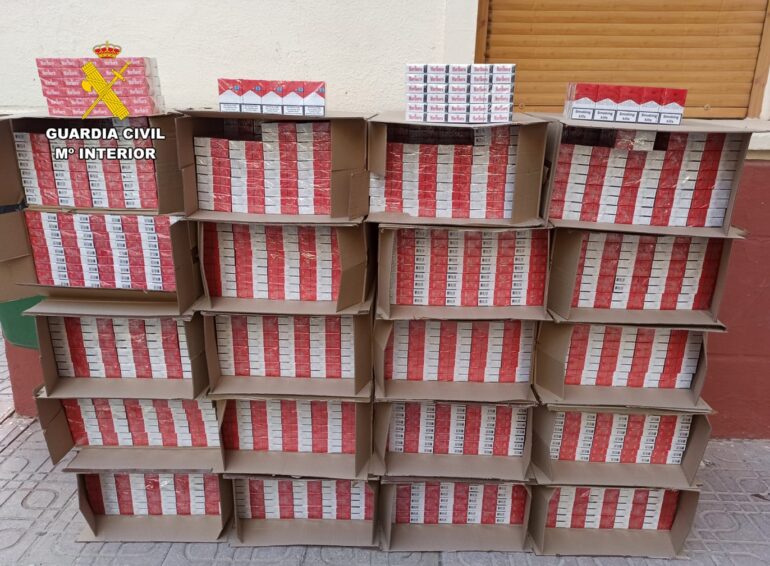 Cigarrillos Incautados en Albacete