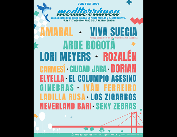 AMARAL, CIUDAD JARA Y CARMESÍ COMPLETAN EL CARTEL DEL FESTIVAL