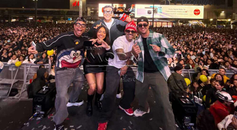 Mike Bahía causó furor en el espectacular concierto del 'Show de Moda'