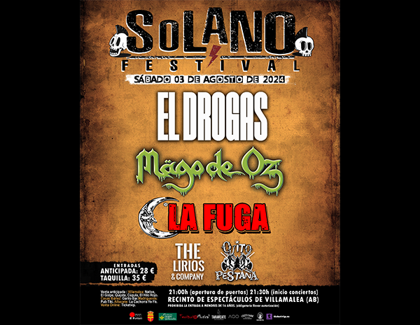 SOLANO FESTIVAL DESCUBRE SUS HORARIOS