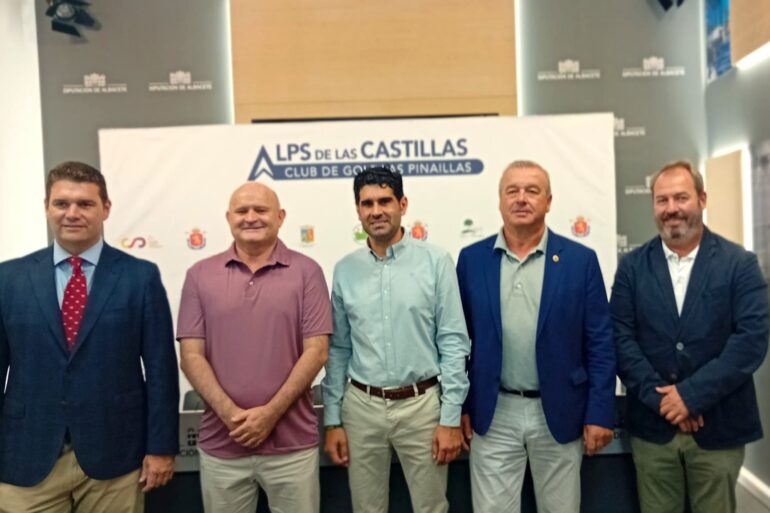 Fotografía de la rueda de prensa de presentación del torneo en la Diputación de Albacete.